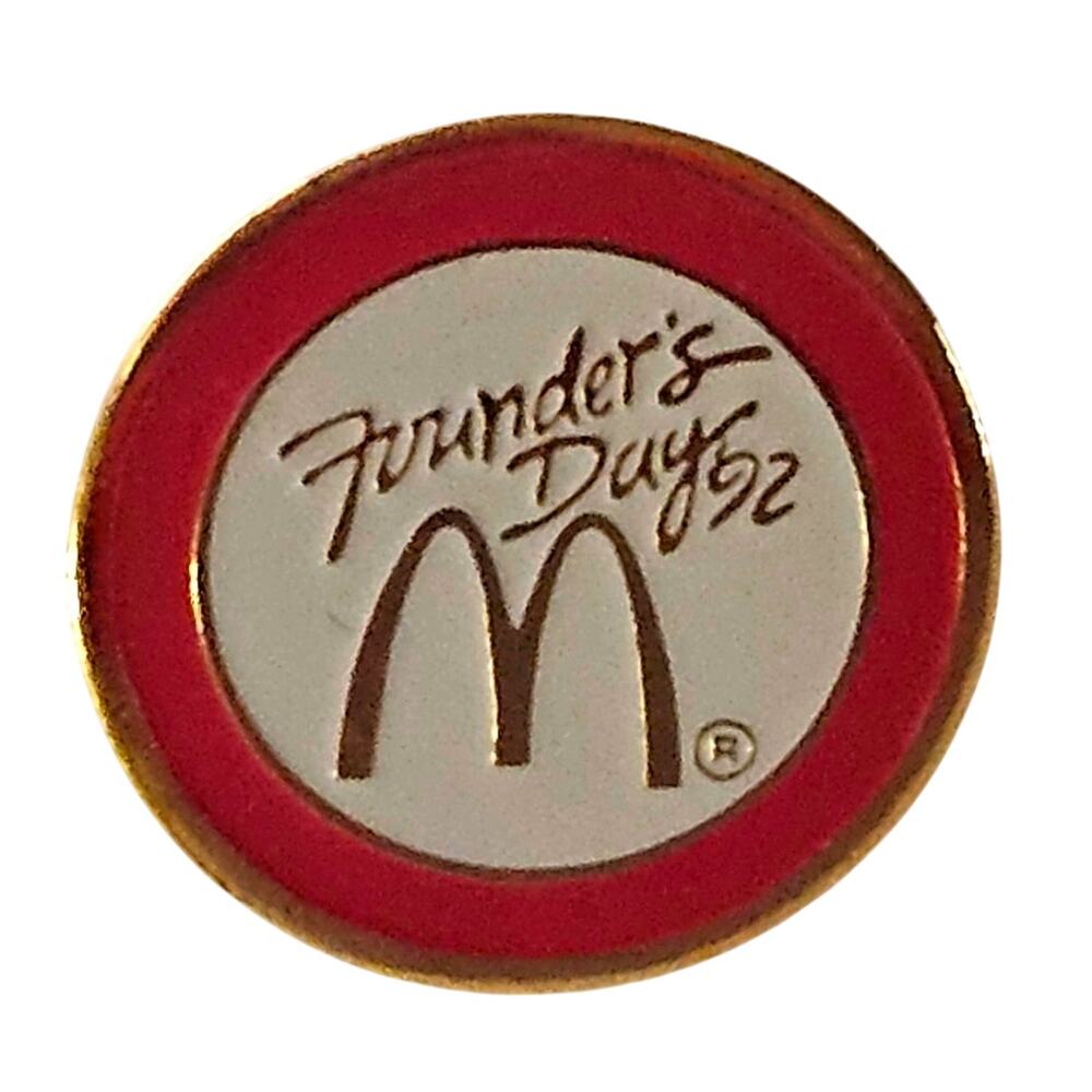 1992 Vintage McDonalds Founders Day Crew Pin